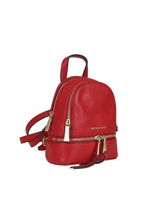 michael kors red leather backpack|michael kors leather backpack sale.